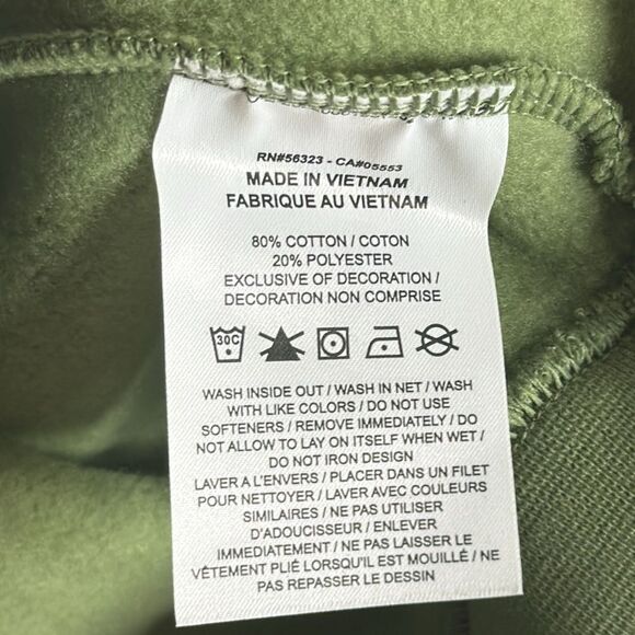 JORDAN FLIGHT FLEECE CREWNECK SWEATSHIRT pullover womens small oversized - Picture 9 of 13